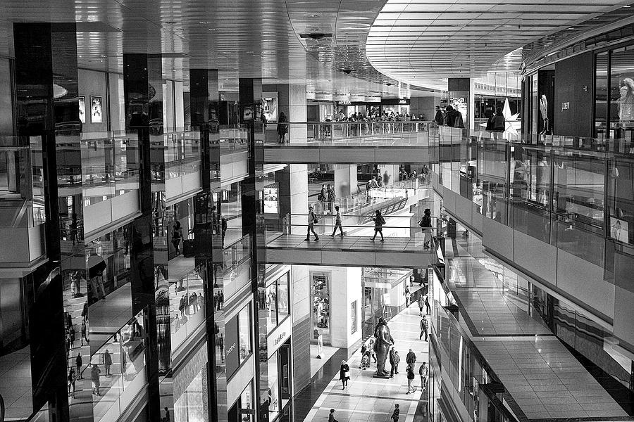 Elevated Shopping Photograph by Cornelis Verwaal