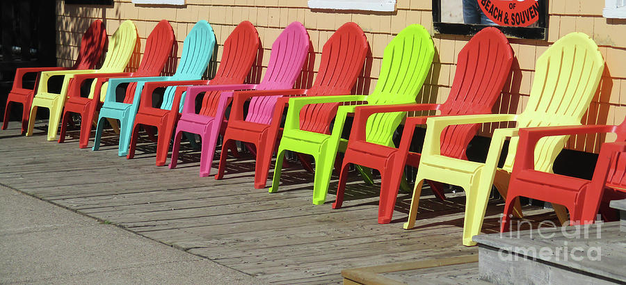 Eleven Chairs Photograph by Randall Weidner