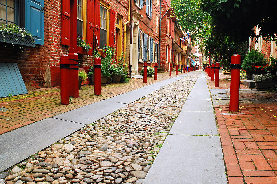 Elfreth Alley Photograph by James Kirkikis