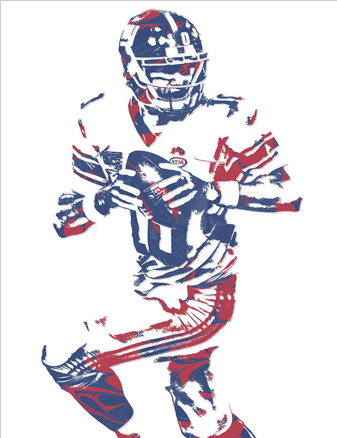 Eli Manning New York Giants Pixel Art 30 Onesie by Joe Hamilton - Pixels