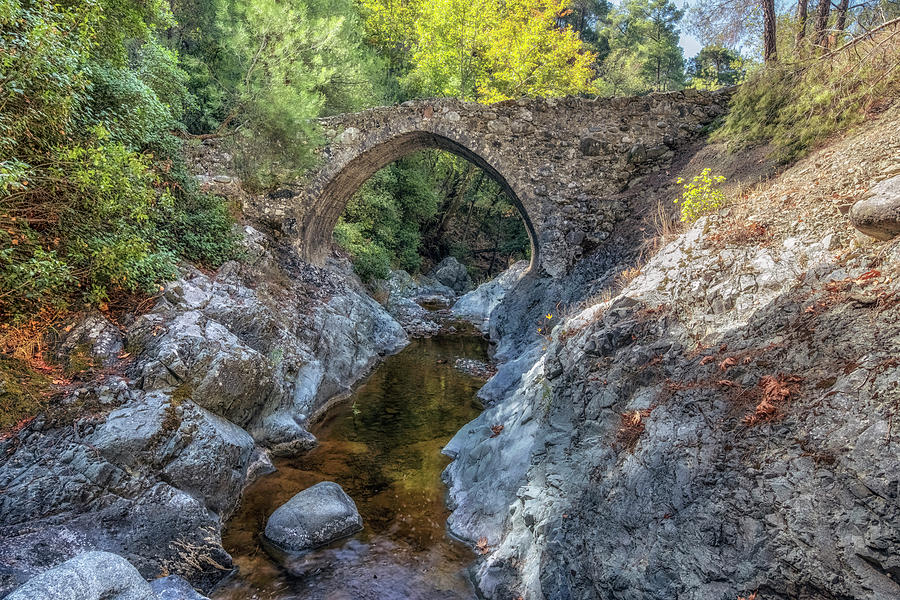 Elias Bridge - Cyprus Photograph by Joana Kruse