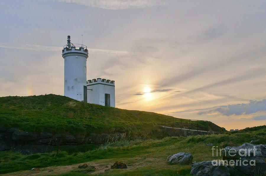 Elie Lighthouse. Late Afternoon. Photograph by Elena Perelman
