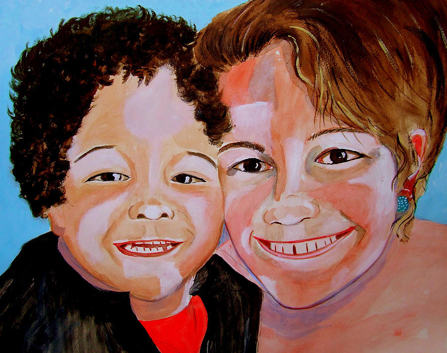 Elif and Baris Painting by Rusty Gladdish
