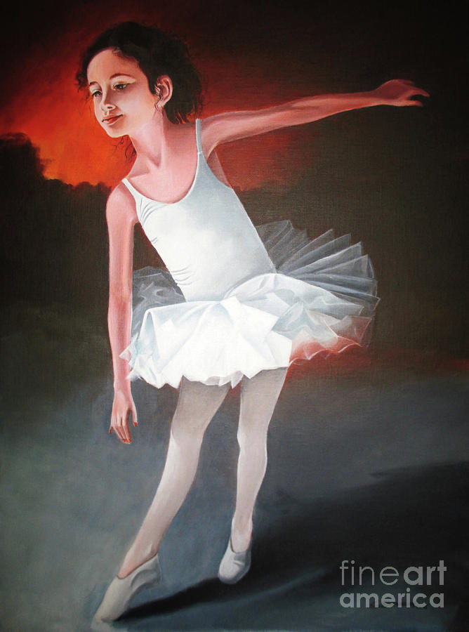 Little Dancer Painting by Christian Simonian