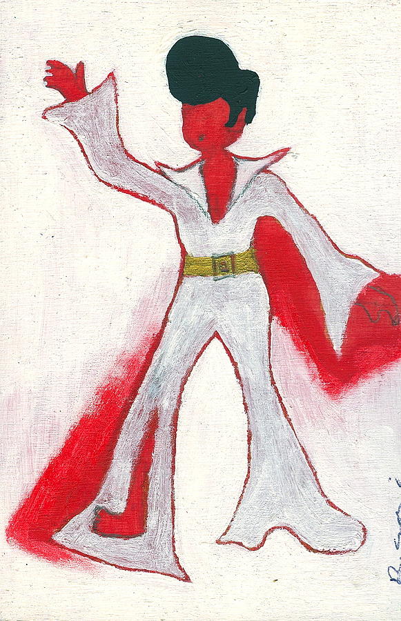 Elvis Presley Painting - Elivs Herselvis by Ricky Sencion