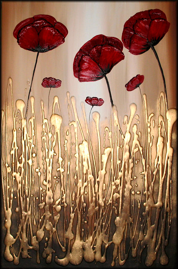 Elixir of Flowers  Painting by Amanda Dagg