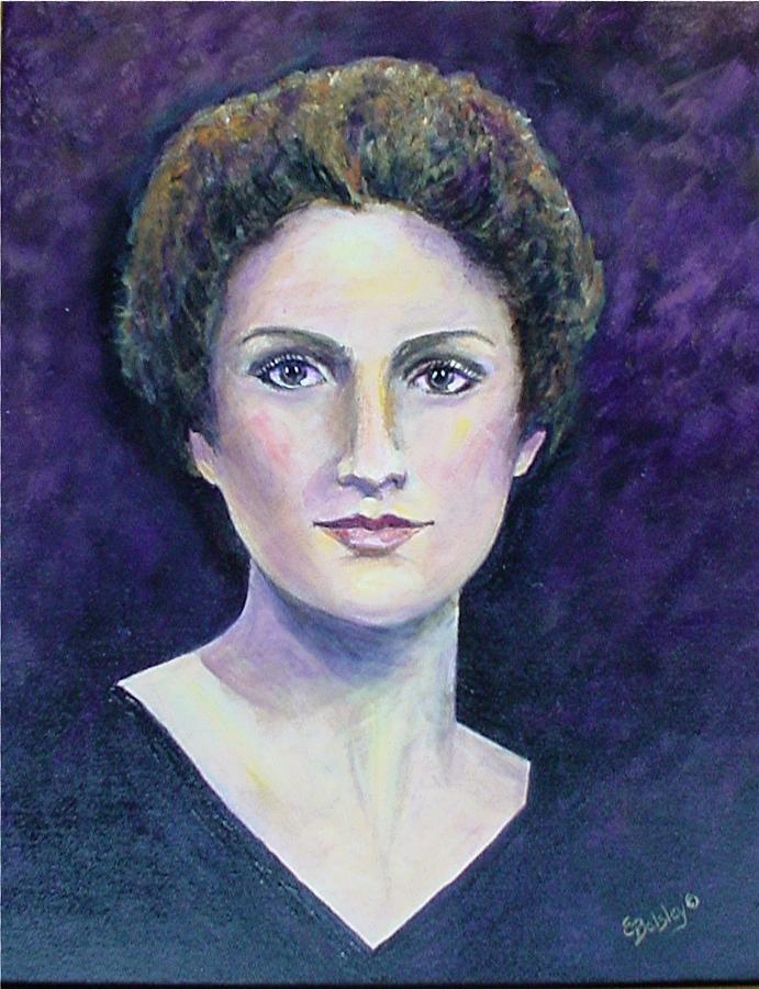 Portrait Painting - Elizabeth by Elaine Balsley