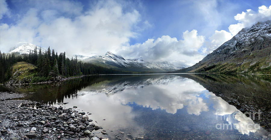 Elizabeth Lake Detail 2 - Glacier National Park Photograph by Bruce ...