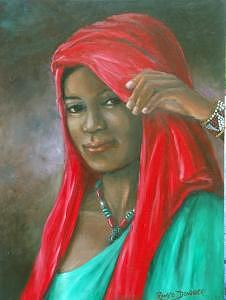 Smile Painting - Elizabeth by Romeo Downer Smile Painting - Elizabeth by Romeo Downer