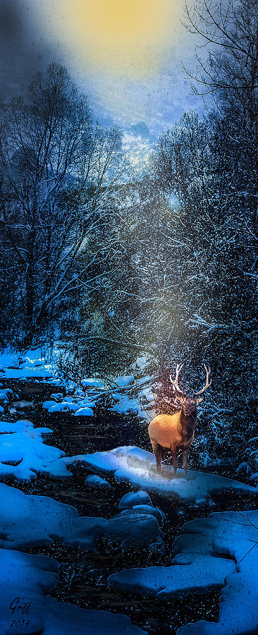 Elk Creek Digital Art by J Griff Griffin