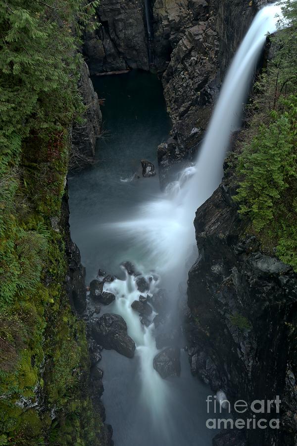 Elk Falls British Columbia Photograph by Adam Jewell