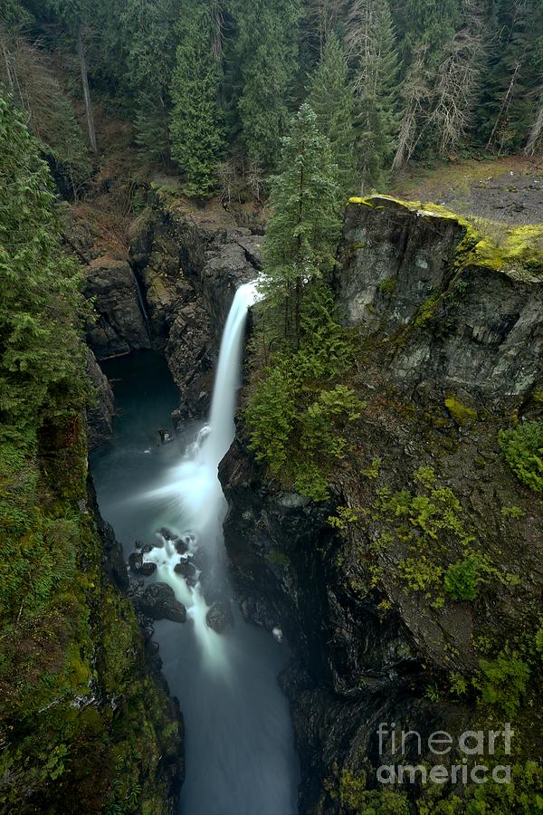 Elk Falls In The Gorge Photograph by Adam Jewell