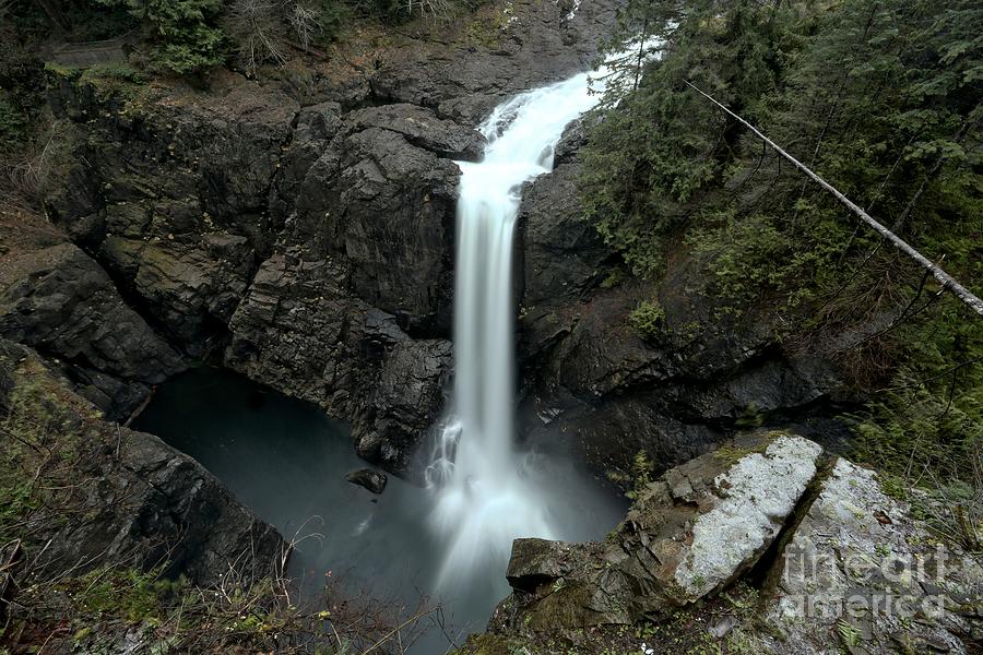 Elk Falls Provincial Park Waterfall Photograph by Adam Jewell