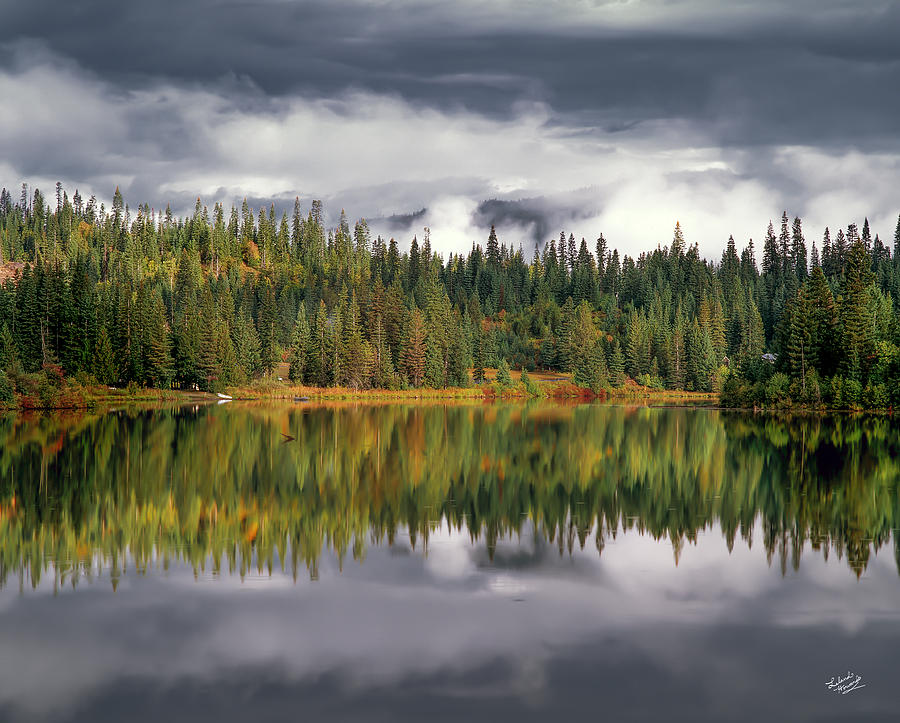 Elk Lake Photograph by Leland D Howard