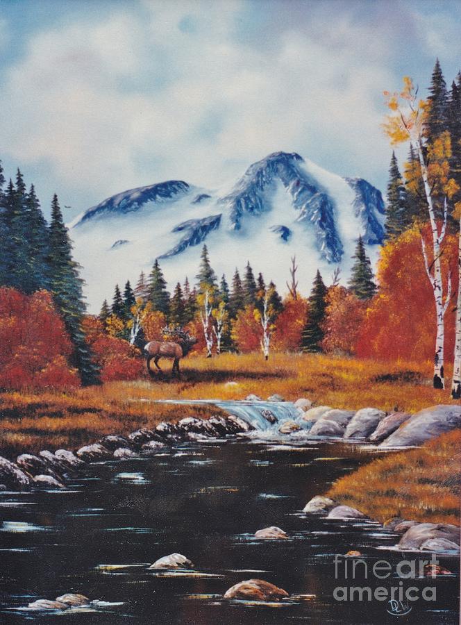 Elk Paradise Painting by Duane West | Pixels