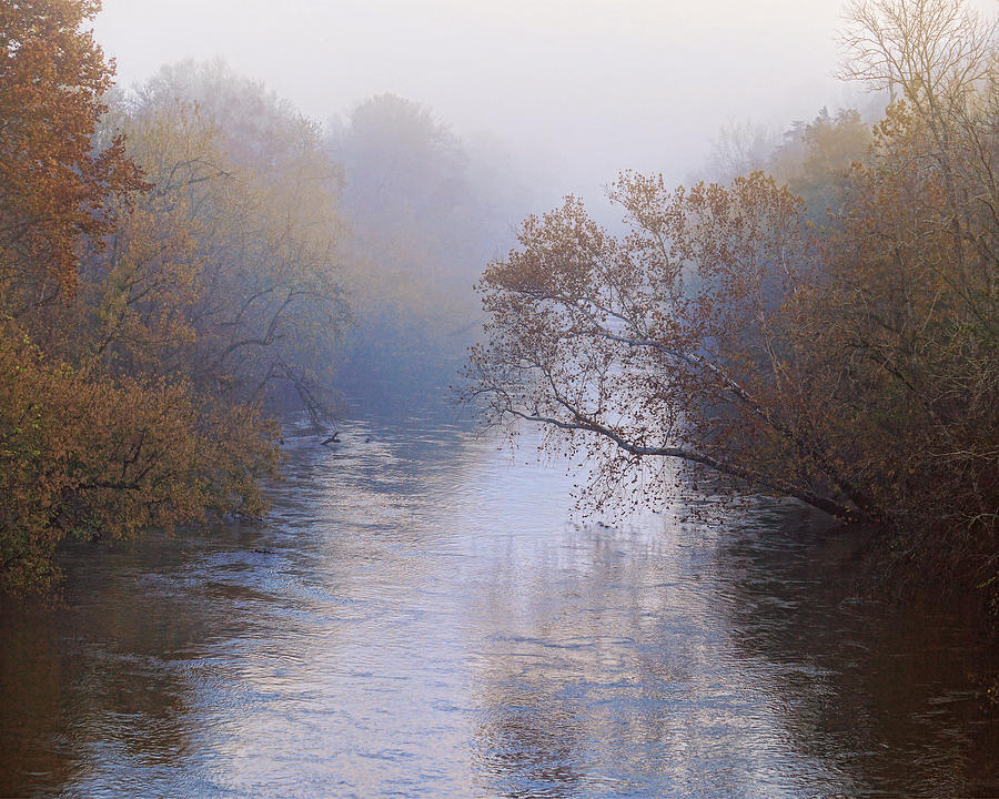 Elk River Fog Photograph by TnBackroadsPhotos 