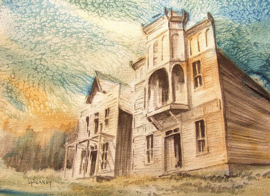 Elkhorn ghost town Montana Painting by Kevin Heaney