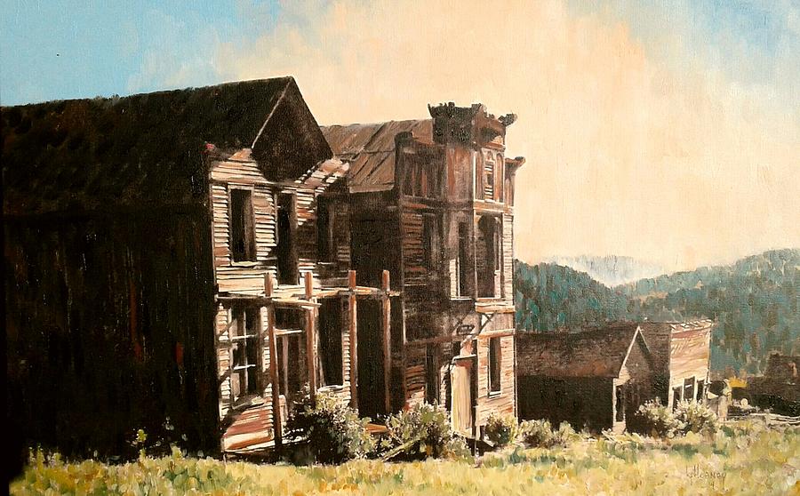 Elkhorn Montana Ghost Town Painting by Kevin Heaney