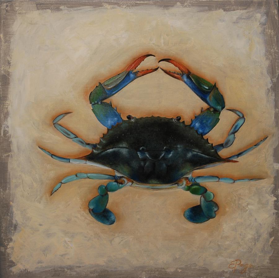 Ellens Crab Painting by Emily Page