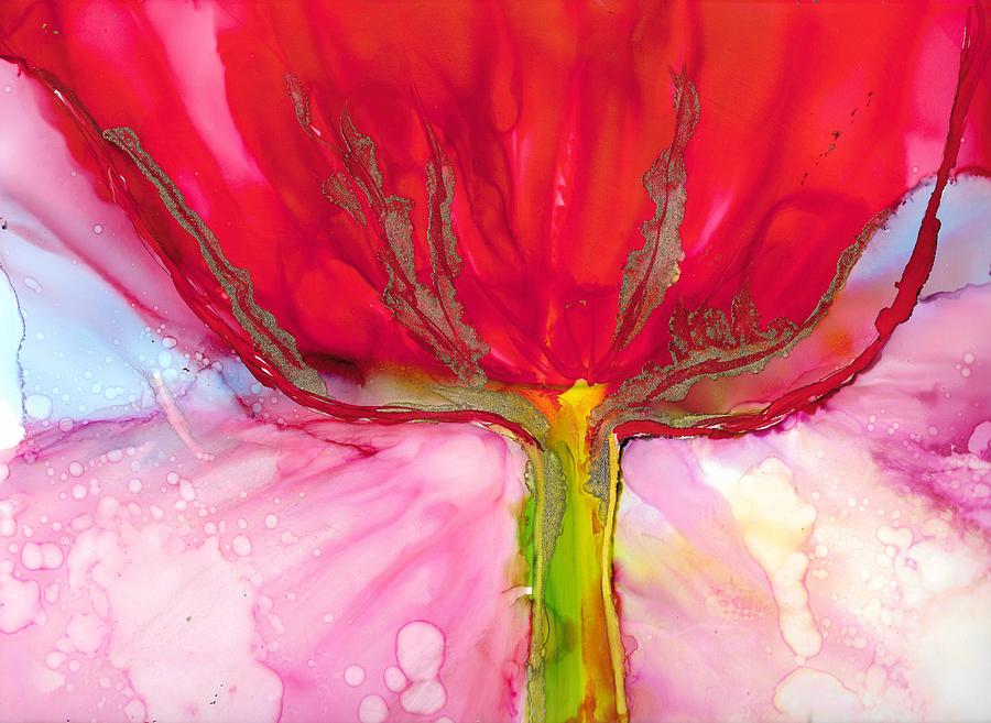 Ellens Tulip 3 Painting by Bonny Butler
