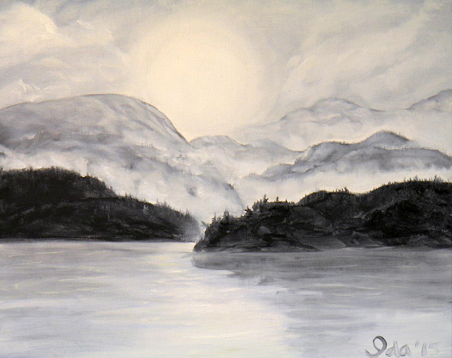Ellerslie isle Painting by Ida Eriksen
