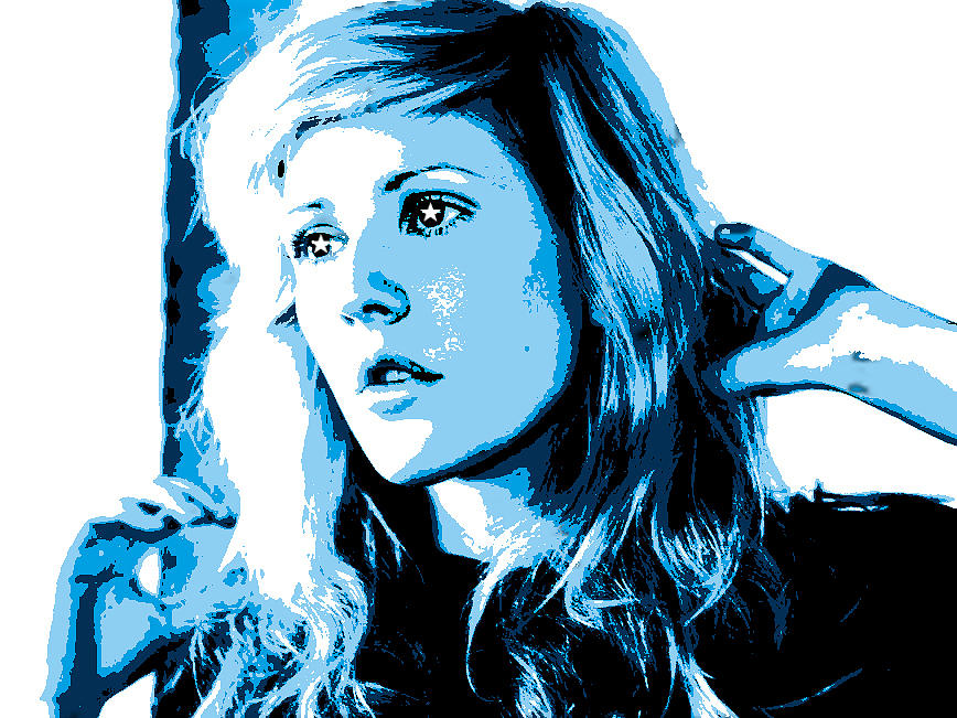 Ellie Goulding Starry Eyed Digital Art by Brad Scott