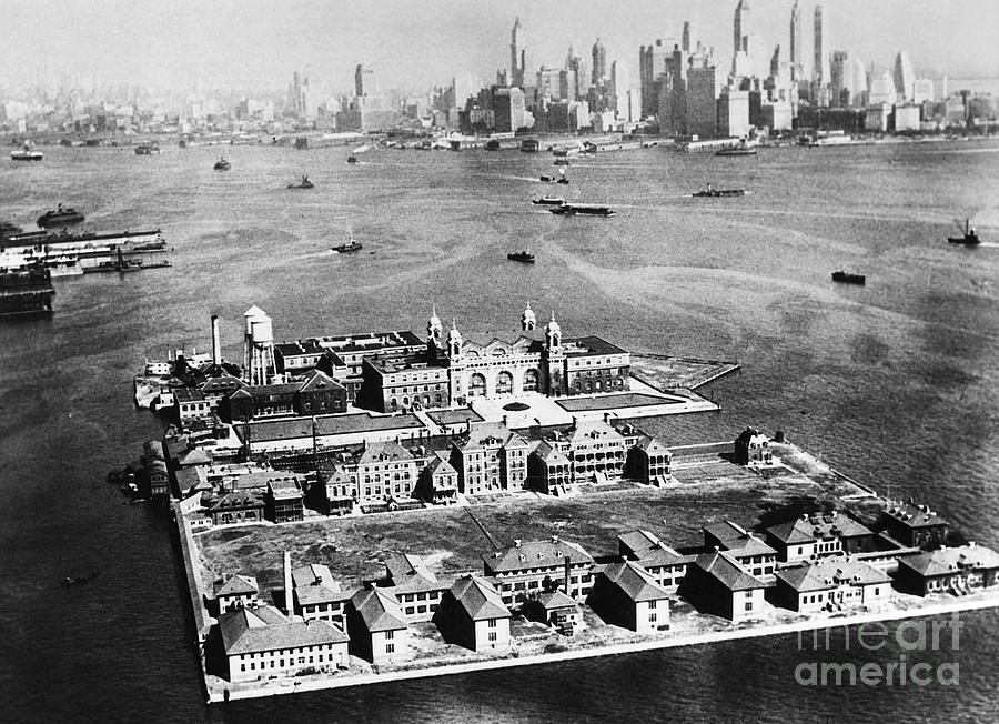 Ellis Island, 1933 Photograph by Granger