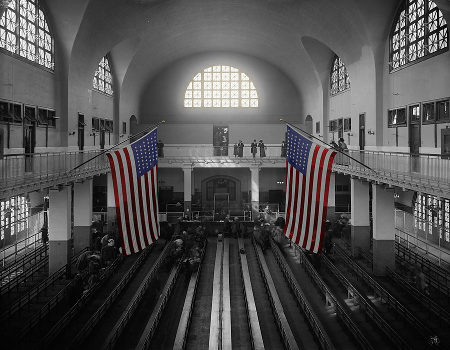Ellis Island Photograph by Andrew Fare