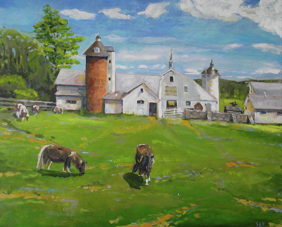 Elm Grove Farm Painting by Susan Esbensen