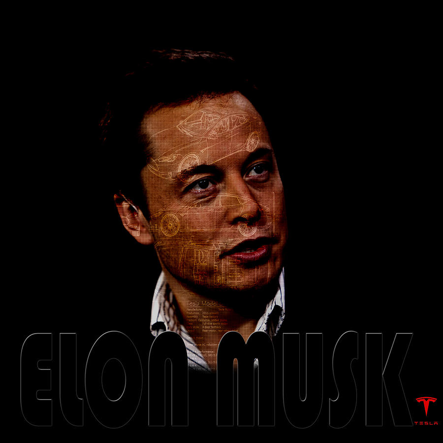 Elon Musk 4 Photograph by Andrew Fare