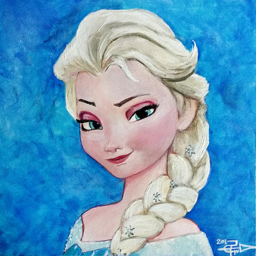 Elsa Painting by Tom Carlton