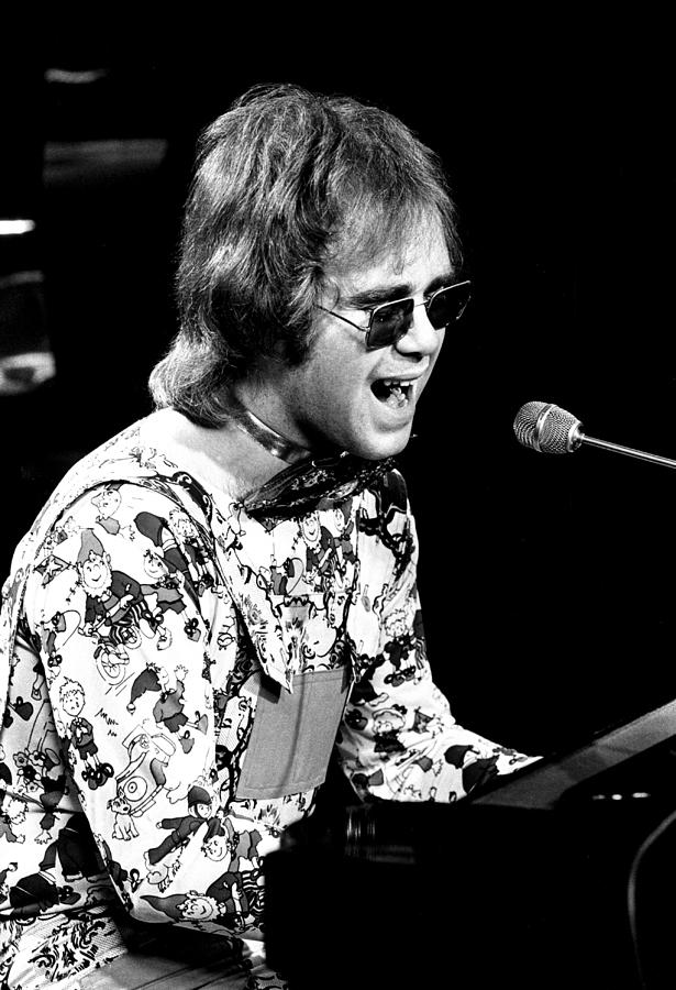 Elton John 1970 #3 Photograph by Chris Walter