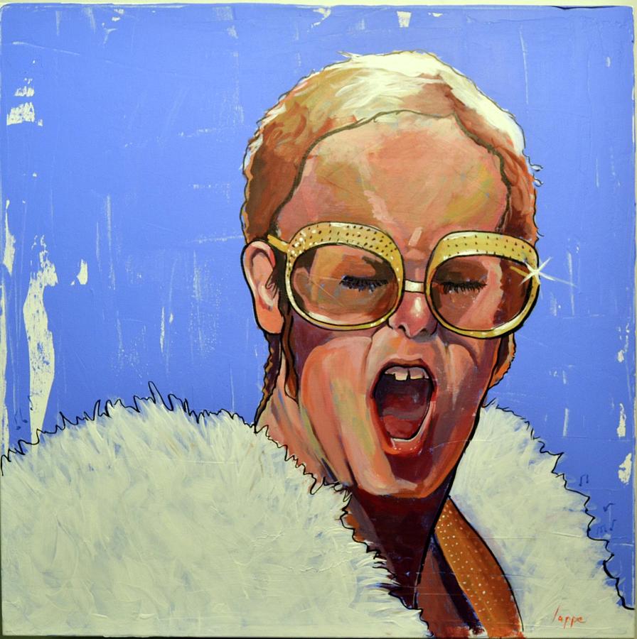 Elton John 1970s Painting