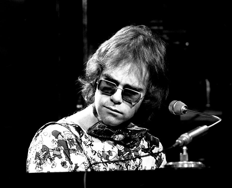 Elton John 1970 #2 Photograph by Chris Walter