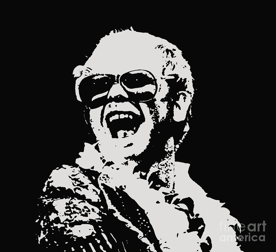 Elton John Art Mixed Media by Pd