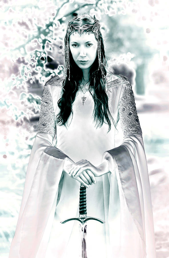 Elf Photograph - Elven princess by Dean Bertoncelj