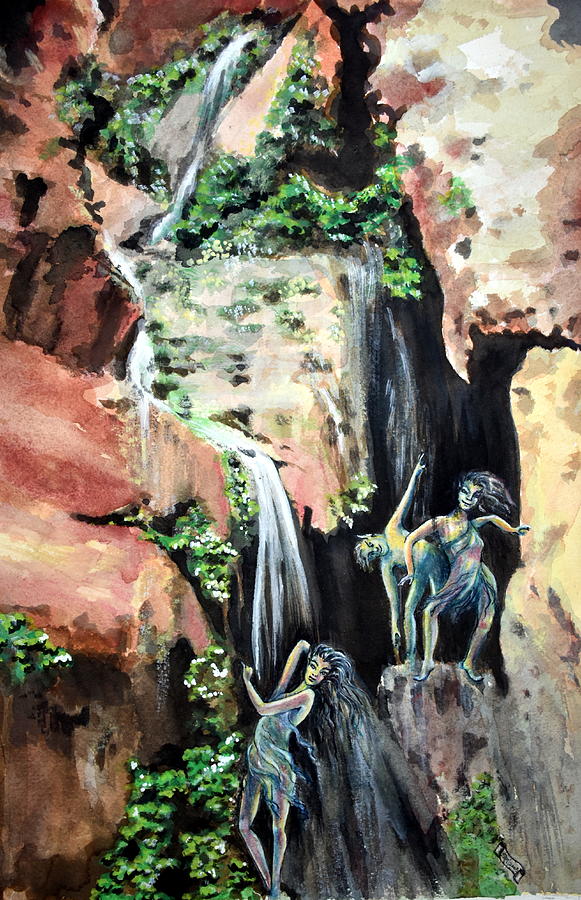 Elves Chasm Painting by Susan Moore