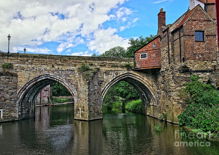 Elvet Bridge, Durham City, England Photograph by Martyn Arnold