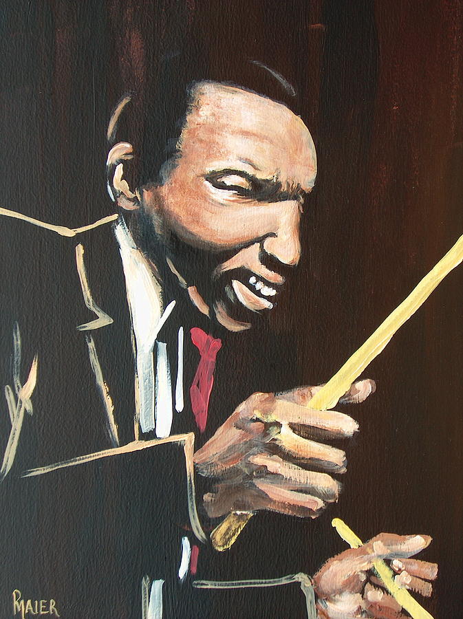 Jazz Painting - Elvin VI by Pete Maier