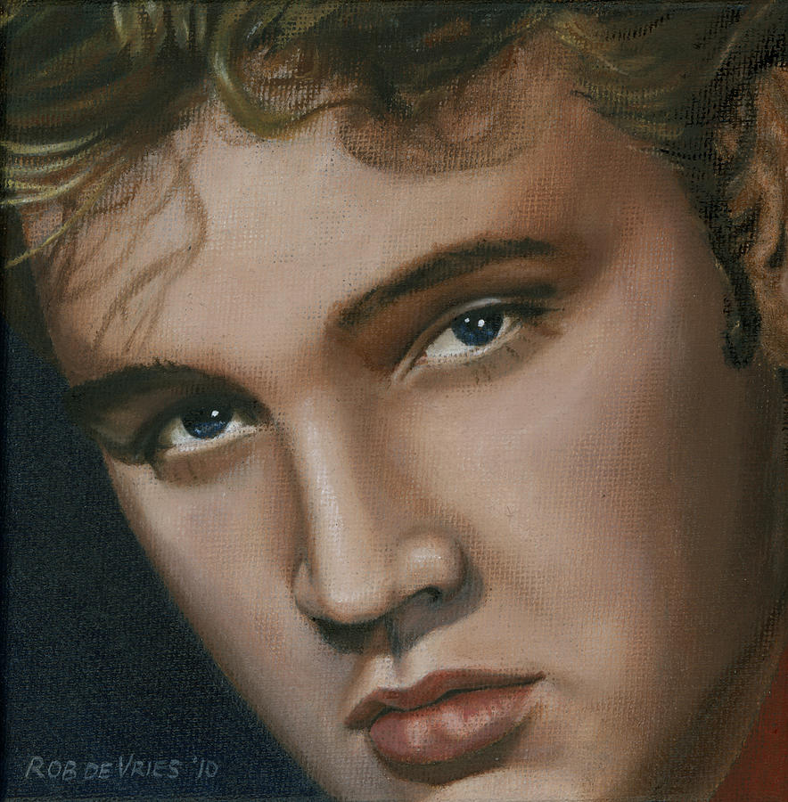 Elvis 24 1955 Painting by Rob De Vries