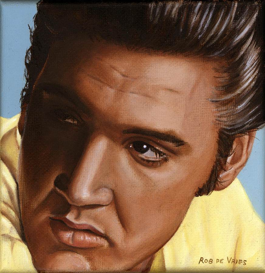 Elvis Painting - Elvis 24 1956 by Rob De Vries Elvis Painting - Elvis 24 1956 by Rob De Vries