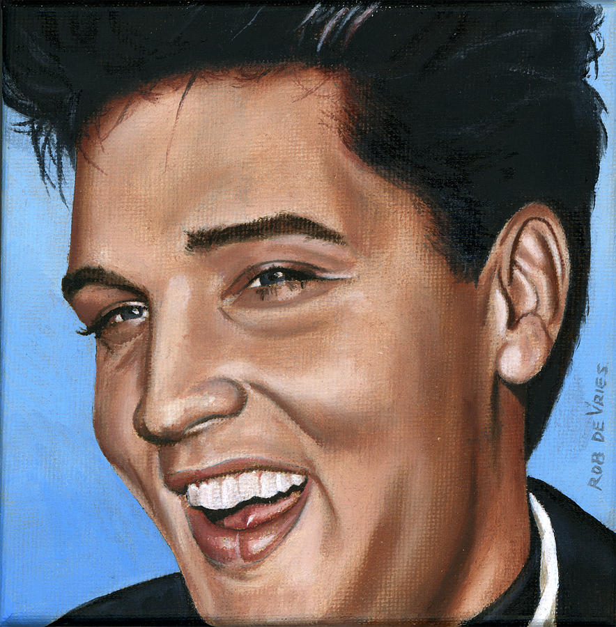 Elvis 24 1960 Painting by Rob De Vries