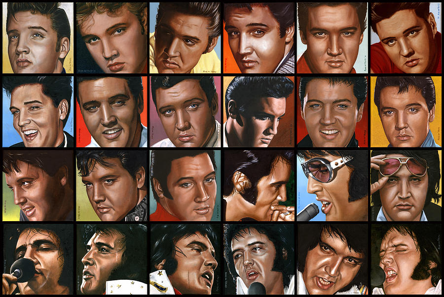 Elvis 24 Painting by Rob De Vries