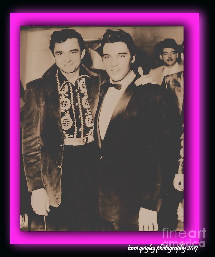 Elvis And Johnny Photograph