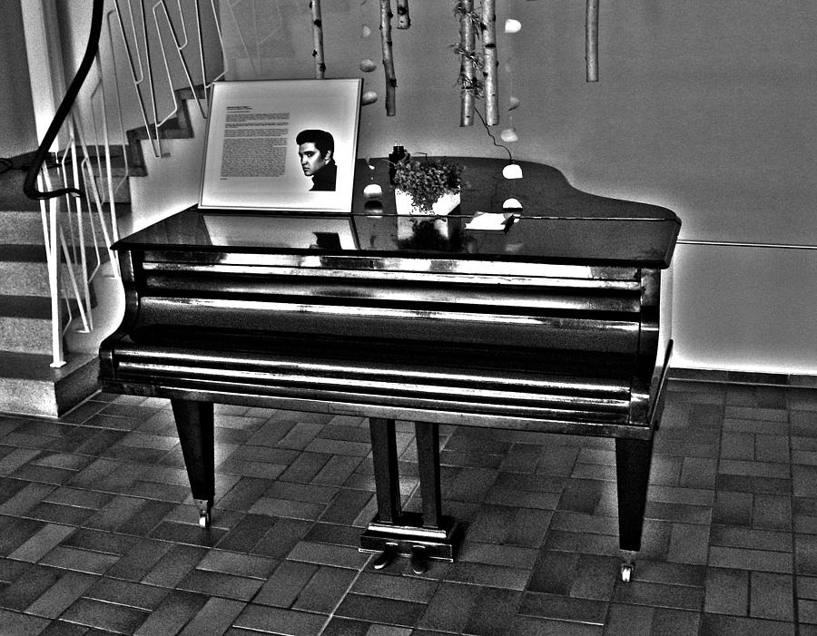 ELVIS and The Black Piano ... Photograph by Juergen Weiss