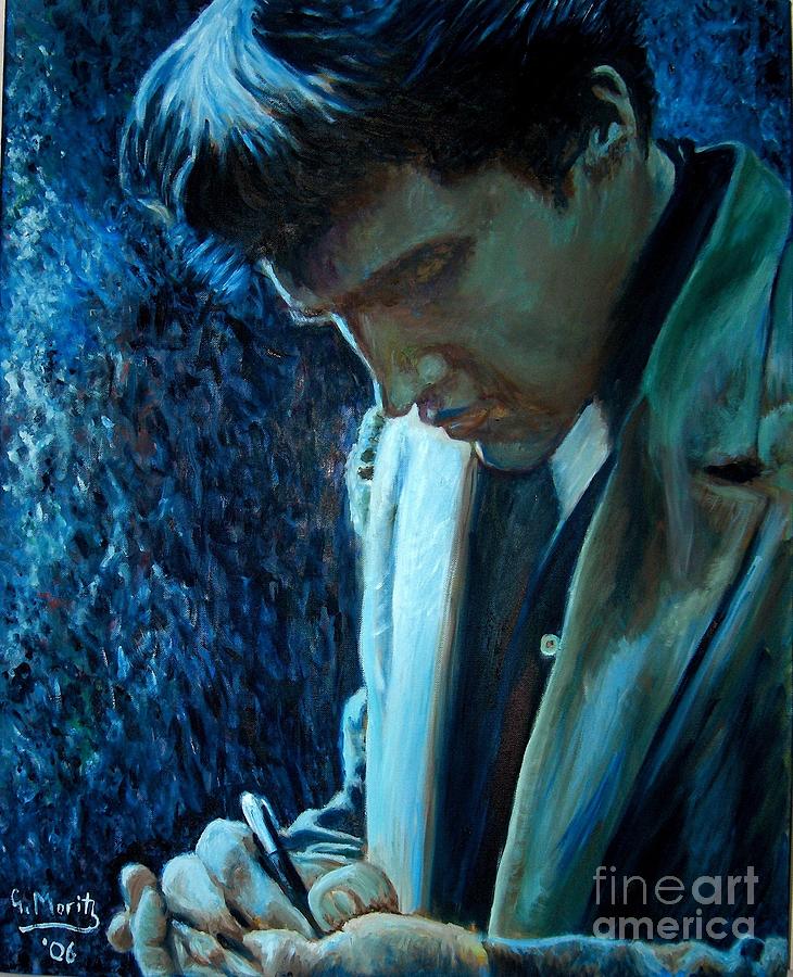 Elvis Presley Painting - Elvis 2 by Gary Moritz