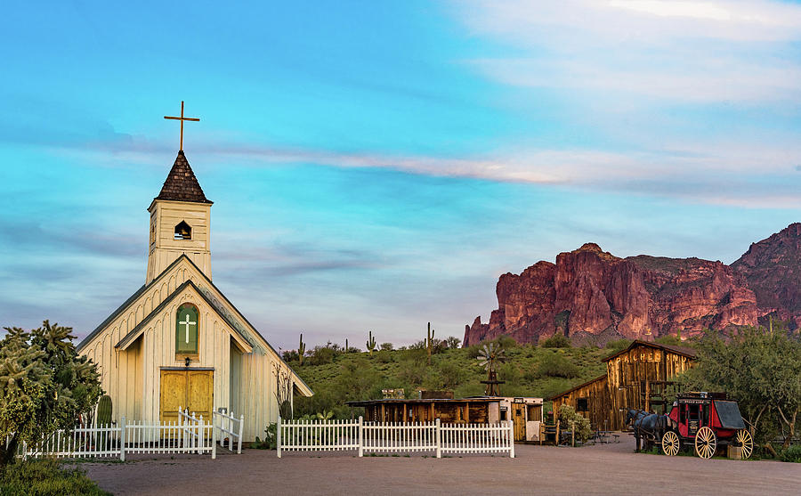 Elvis Chapel At Dusk Photograph by Janet Ballard - Pixels