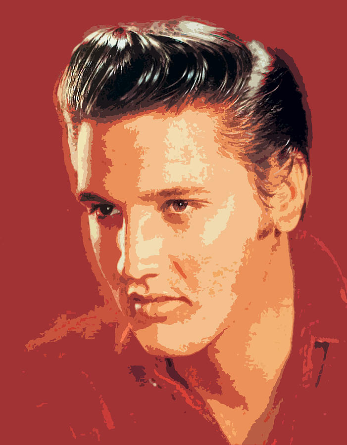 Elvis Presley Painting - Elvis Presley - The King by David Lloyd Glover