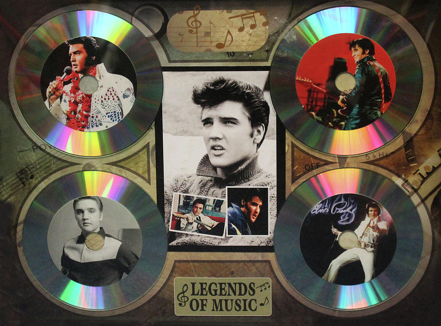 Elvis Presley - Legends of Music  Photograph by Doc Braham