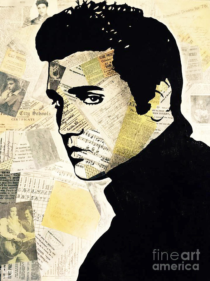 Elvis Presley Love Song Painting